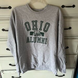 Ohio University gray alumni crewneck